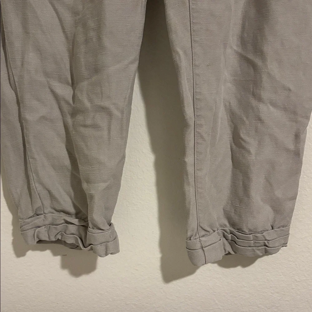 Wilfred Linen Blend Cropped Grey Lightweight Pants Size 4